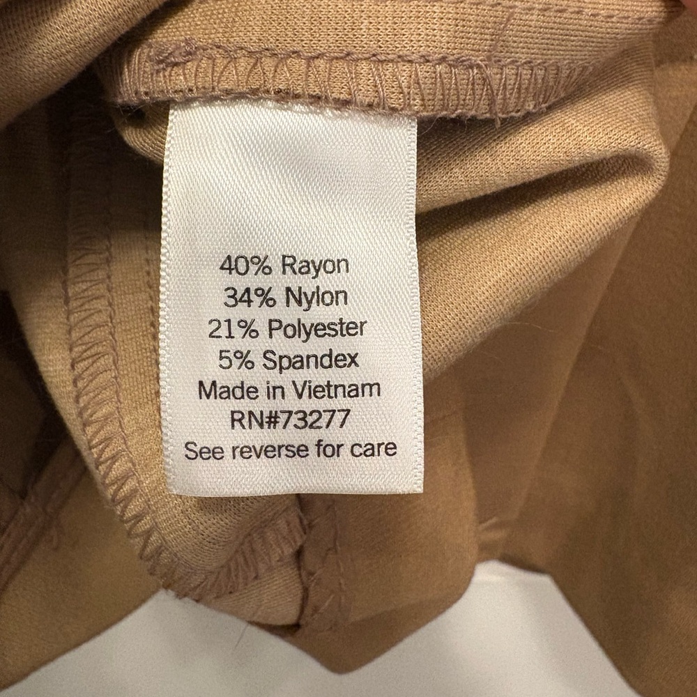 Tan Women's Blazer Coat - Picture 8 of 9